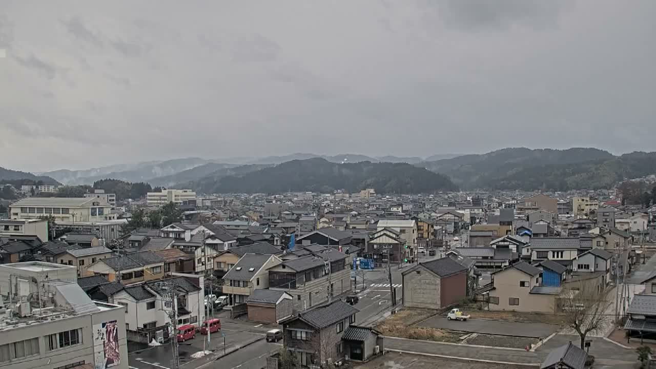 Ishikawa, Wajima City Skyline towards West ( 石川県輪島市のスカイライン ) Live Cam  - Kawaimachi, Wajima Shi, Ishikawa, Chūbu, Honshu, japan