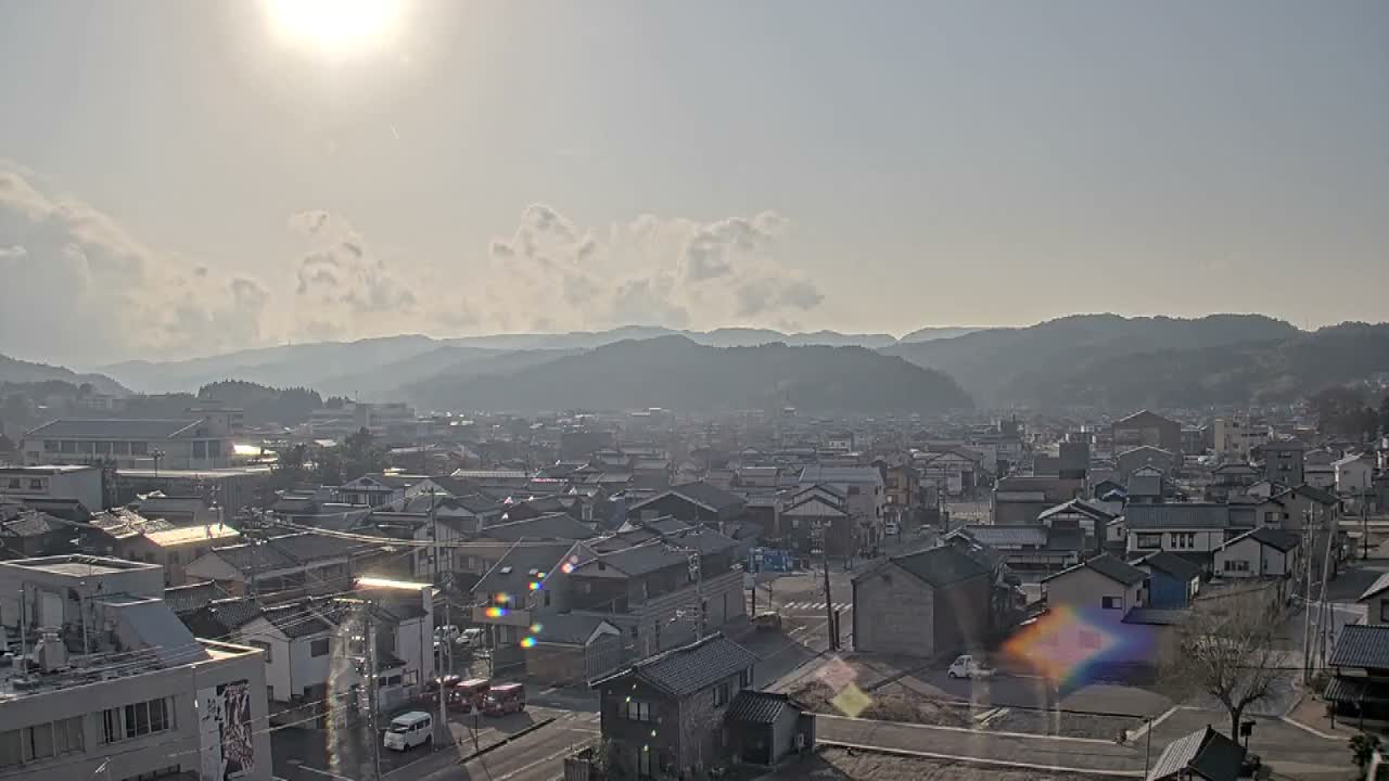 Ishikawa, Wajima City Skyline towards West ( 石川県輪島市のスカイライン ) Live Cam  - Kawaimachi, Wajima Shi, Ishikawa, Chūbu, Honshu, japan