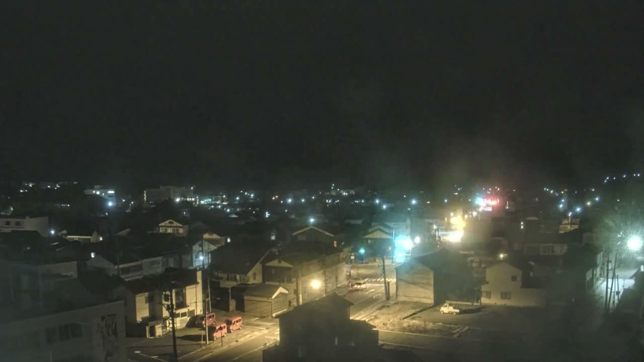 Ishikawa, Wajima City Skyline towards West ( 石川県輪島市のスカイライン ) Live Cam  - Kawaimachi, Wajima Shi, Ishikawa, Chūbu, Honshu, japan