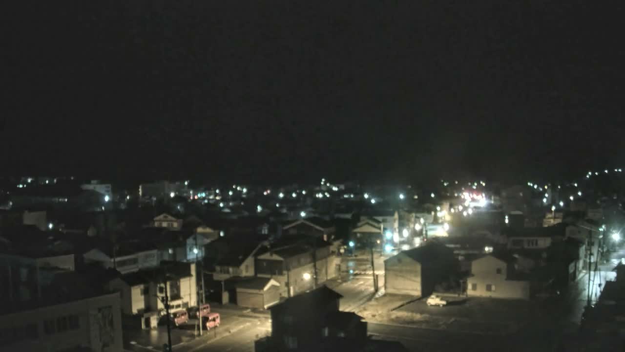 Ishikawa, Wajima City Skyline towards West ( 石川県輪島市のスカイライン ) Live Cam  - Kawaimachi, Wajima Shi, Ishikawa, Chūbu, Honshu, japan