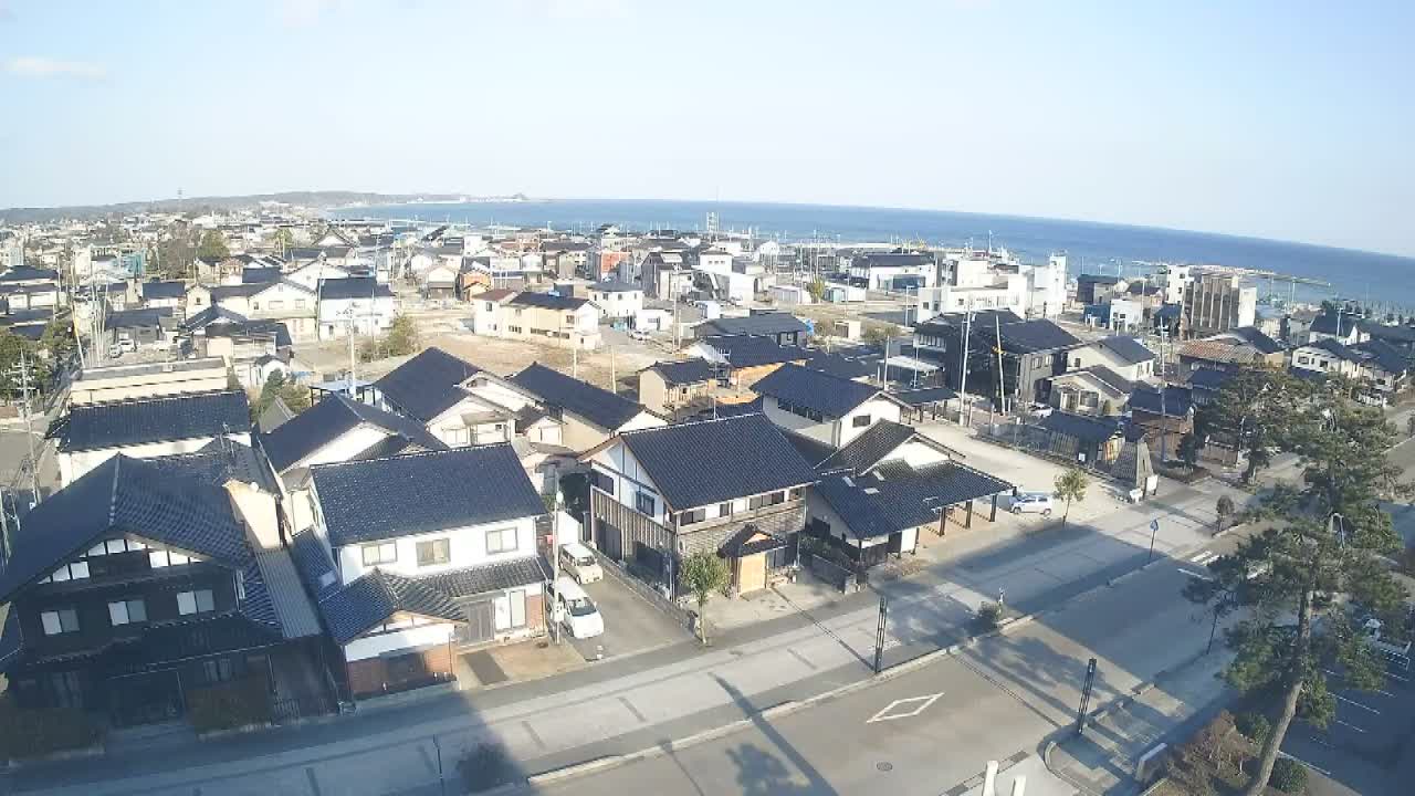 Ishikawa, Suzu City Skyline ( 石川県珠洲市スカイライン ) Live Cam - Kitagata, Uedomachi, Suzu, Ishikawa, Ishikawa, Chūbu, Honshu, japan
