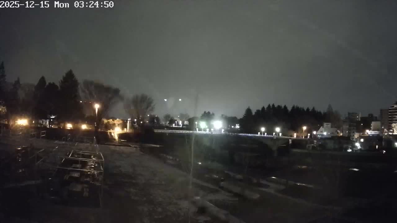 Miyagi, Sendai Ohashi Bridge & Hirose River from Mori Civic Square ( 森市民広場から望む宮城県、仙台大橋、広瀬川 ) Live Cam  - Kawauchi Oimawashi, Aoba Ward, Sendai, Miyagi, Tōhoku, Honshu, Japan