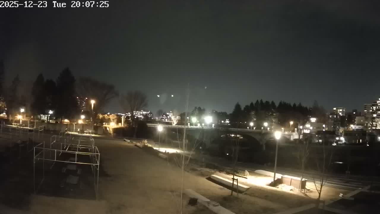 Miyagi, Sendai Ohashi Bridge & Hirose River from Mori Civic Square ( 森市民広場から望む宮城県、仙台大橋、広瀬川 ) Live Cam  - Kawauchi Oimawashi, Aoba Ward, Sendai, Miyagi, Tōhoku, Honshu, Japan