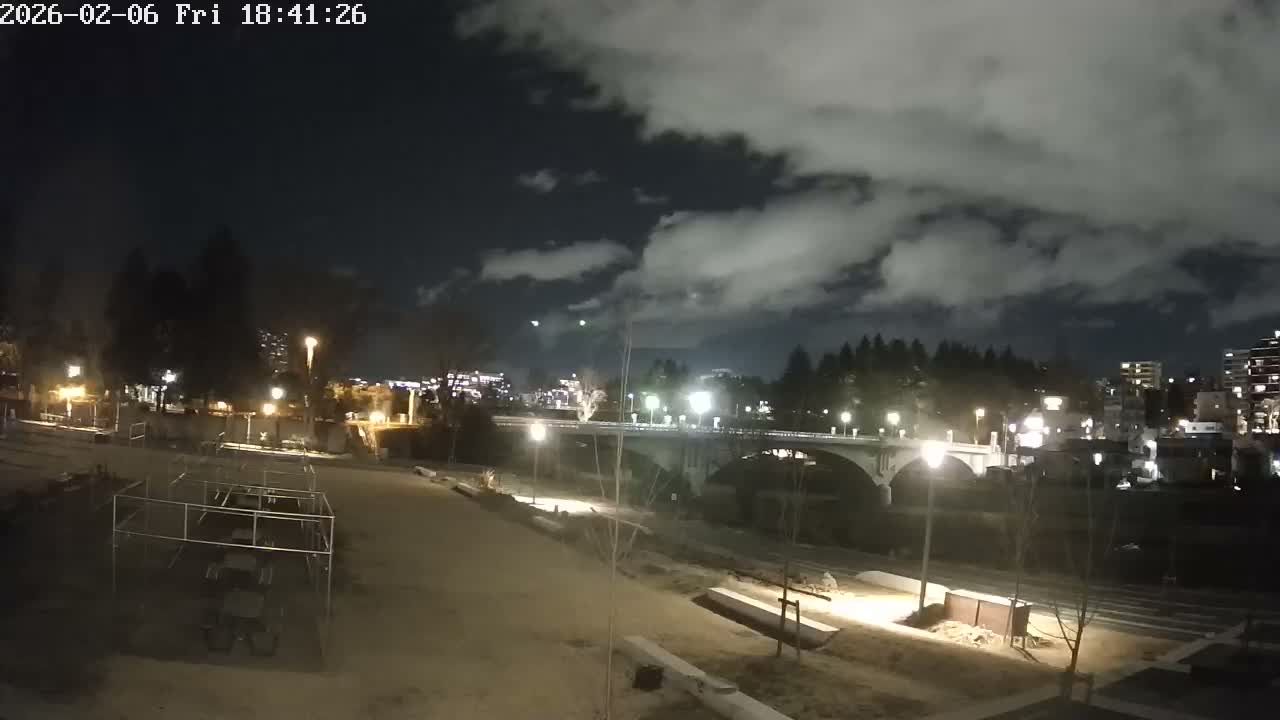 Miyagi, Sendai Ohashi Bridge & Hirose River from Mori Civic Square ( 森市民広場から望む宮城県、仙台大橋、広瀬川 ) Live Cam  - Kawauchi Oimawashi, Aoba Ward, Sendai, Miyagi, Tōhoku, Honshu, Japan