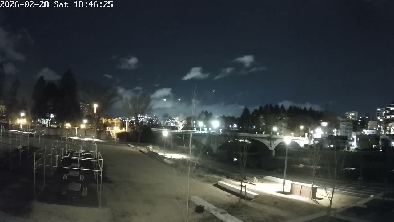 Miyagi, Sendai Ohashi Bridge & Hirose River from Mori Civic Square ( 森市民広場から望む宮城県、仙台大橋、広瀬川 ) Live Cam  - Kawauchi Oimawashi, Aoba Ward, Sendai, Miyagi, Tōhoku, Honshu, Japan
