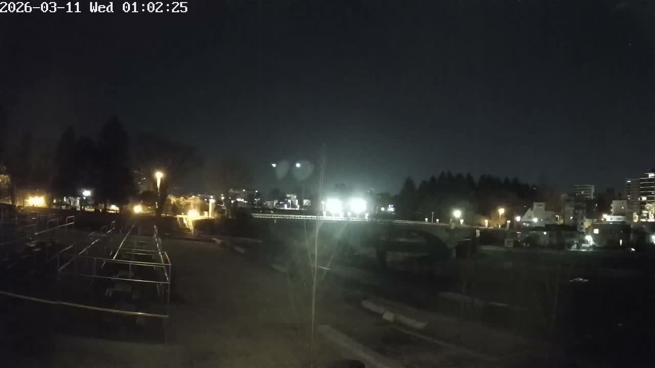 Miyagi, Sendai Ohashi Bridge & Hirose River from Mori Civic Square ( 森市民広場から望む宮城県、仙台大橋、広瀬川 ) Live Cam  - Kawauchi Oimawashi, Aoba Ward, Sendai, Miyagi, Tōhoku, Honshu, Japan