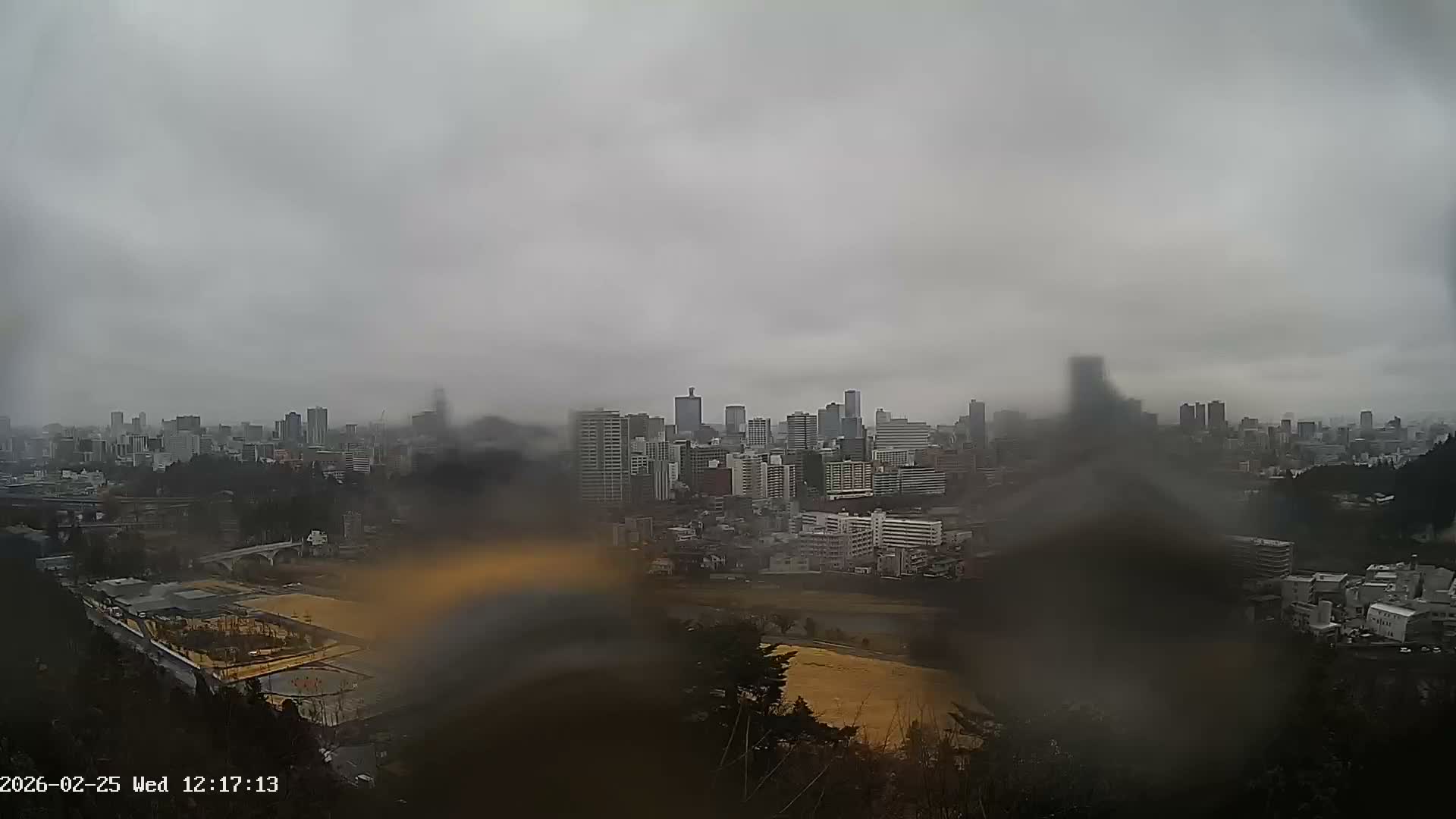 Miyagi, Sendai City Skyline ( 宮城県仙台市のスカイライン )  Live Cam  - Kawauchi , Aoba Ward, Sendai, Miyagi, Tōhoku, Honshu, Japan