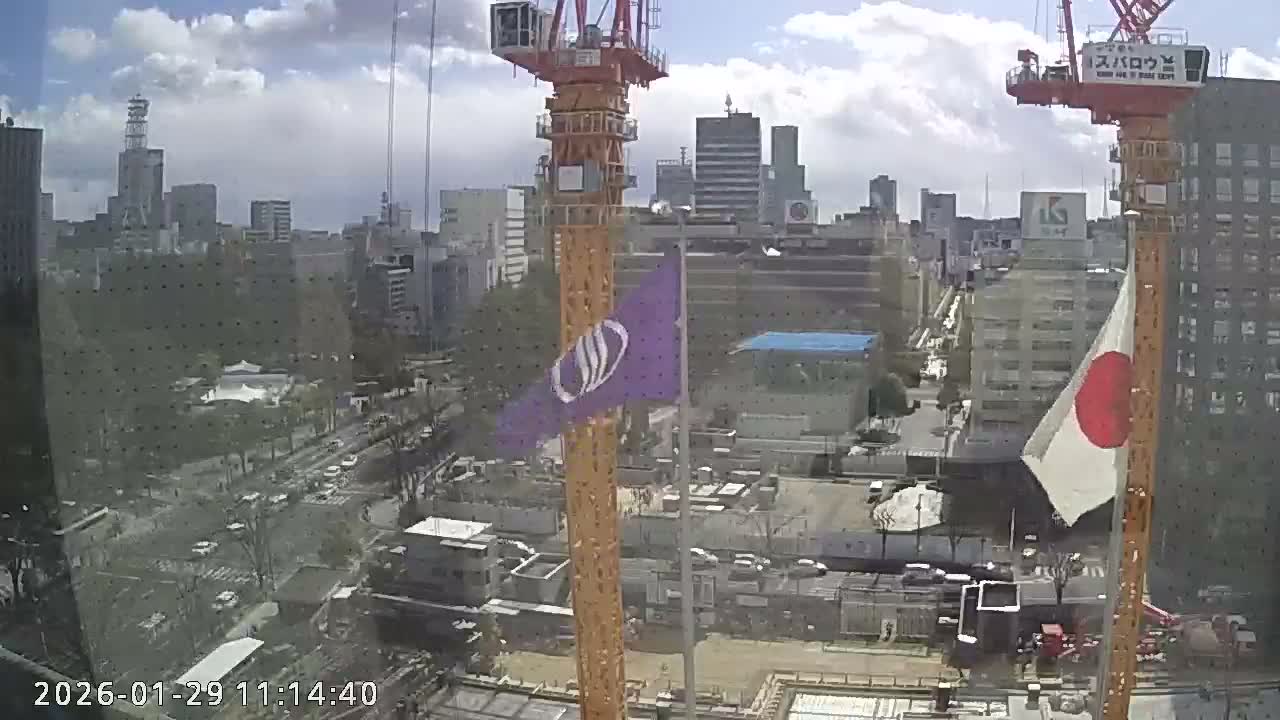 Miyagi, Sendai City Downtown ( 宮城県仙台市のスカイライン ) Live Cam - 3 Chome, Kokubuncho, Aoba Ward, Miyagi, Tōhoku, Honshu, Japan
