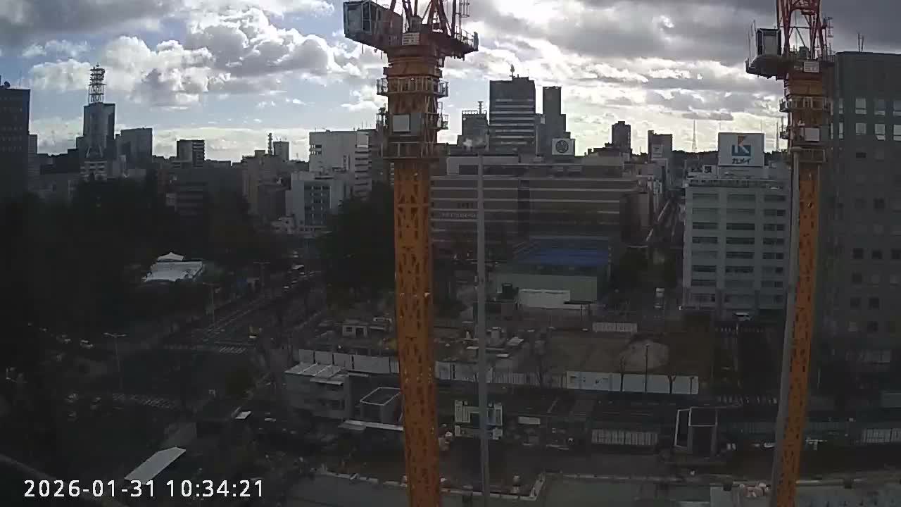 Miyagi, Sendai City Downtown ( 宮城県仙台市のスカイライン ) Live Cam - 3 Chome, Kokubuncho, Aoba Ward, Miyagi, Tōhoku, Honshu, Japan