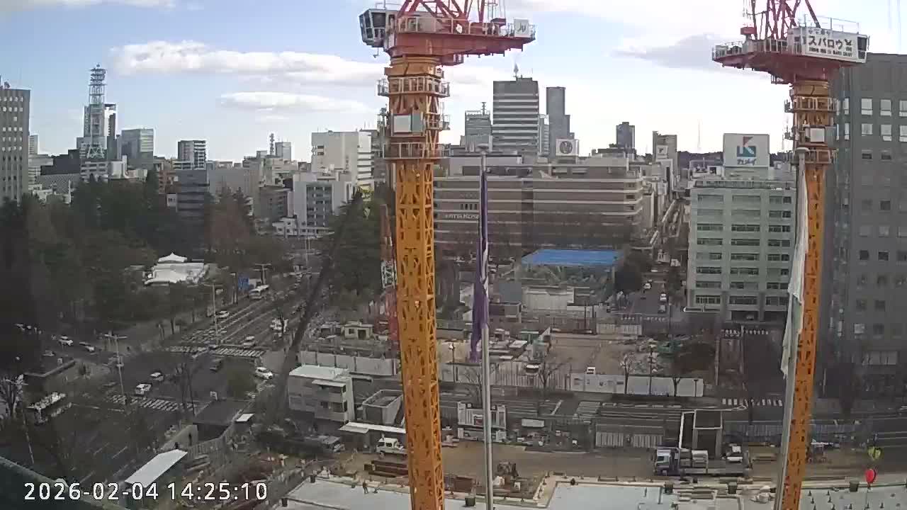 Miyagi, Sendai City Downtown ( 宮城県仙台市のスカイライン ) Live Cam - 3 Chome, Kokubuncho, Aoba Ward, Miyagi, Tōhoku, Honshu, Japan