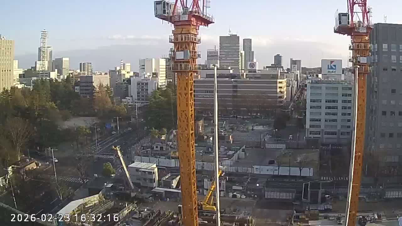 Miyagi, Sendai City Downtown ( 宮城県仙台市のスカイライン ) Live Cam - 3 Chome, Kokubuncho, Aoba Ward, Miyagi, Tōhoku, Honshu, Japan