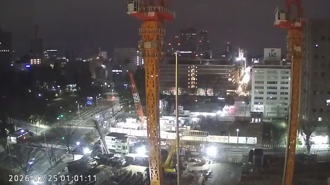 Miyagi, Sendai City Downtown ( 宮城県仙台市のスカイライン ) Live Cam - 3 Chome, Kokubuncho, Aoba Ward, Miyagi, Tōhoku, Honshu, Japan