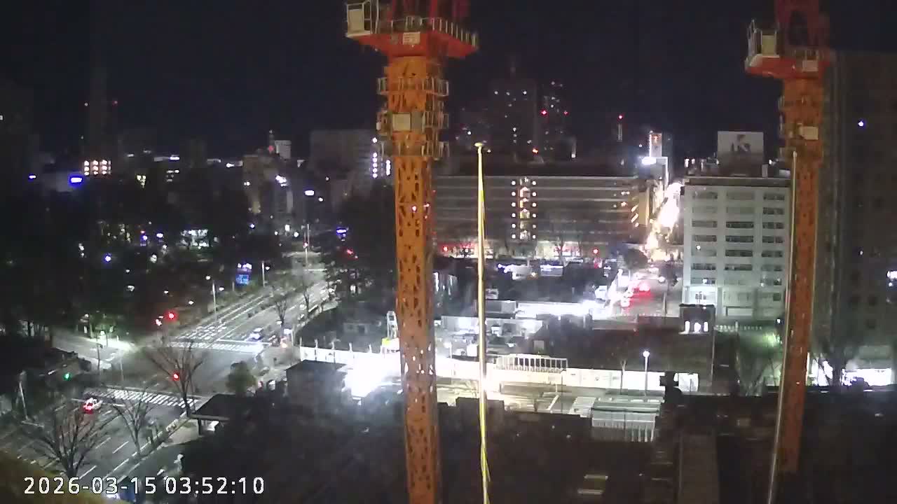 Miyagi, Sendai City Downtown ( 宮城県仙台市のスカイライン ) Live Cam - 3 Chome, Kokubuncho, Aoba Ward, Miyagi, Tōhoku, Honshu, Japan