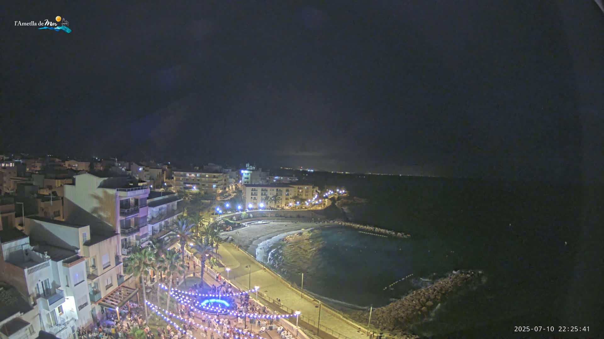 Ametlla de Mar City, Platja de l'Alguer (Alghero Beach) Live Cam - Tarragona, Catalonia, Spain