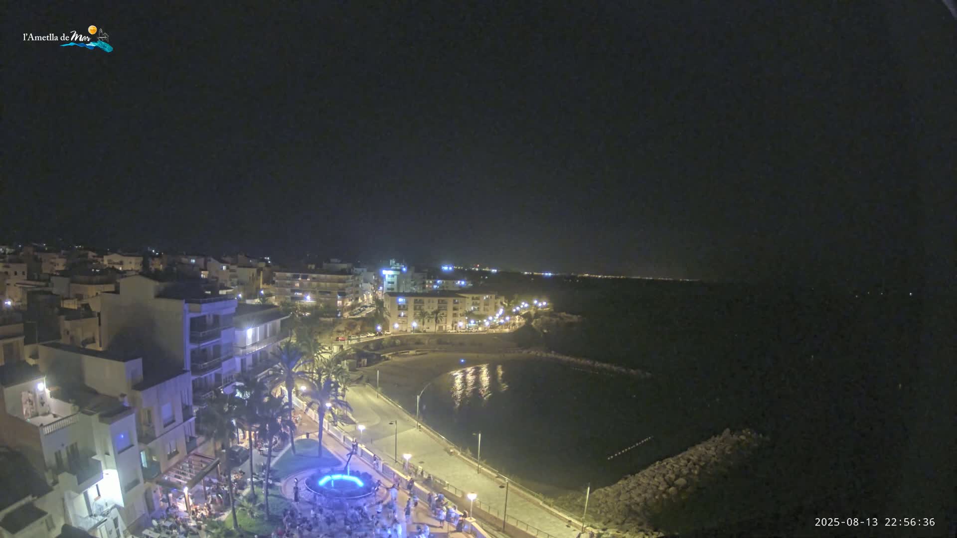 Ametlla de Mar City, Platja de l'Alguer (Alghero Beach) Live Cam - Tarragona, Catalonia, Spain