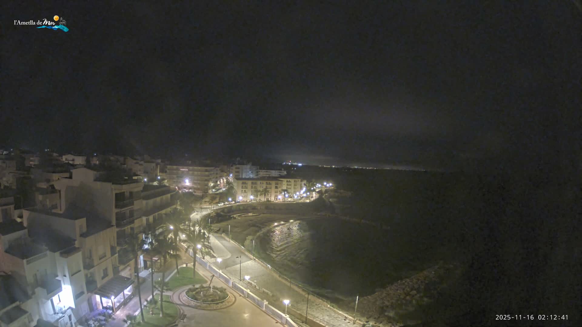 Ametlla de Mar City, Platja de l'Alguer (Alghero Beach) Live Cam - Tarragona, Catalonia, Spain