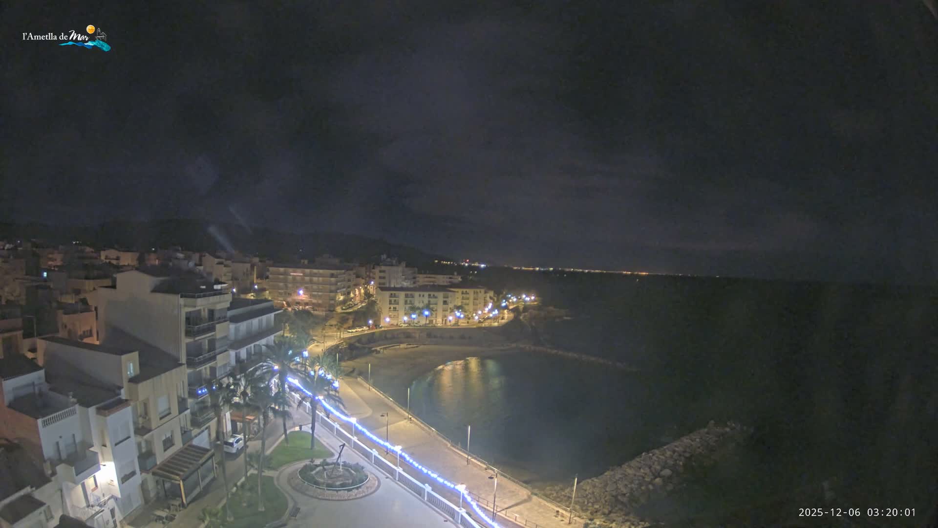 Ametlla de Mar City, Platja de l'Alguer (Alghero Beach) Live Cam - Tarragona, Catalonia, Spain