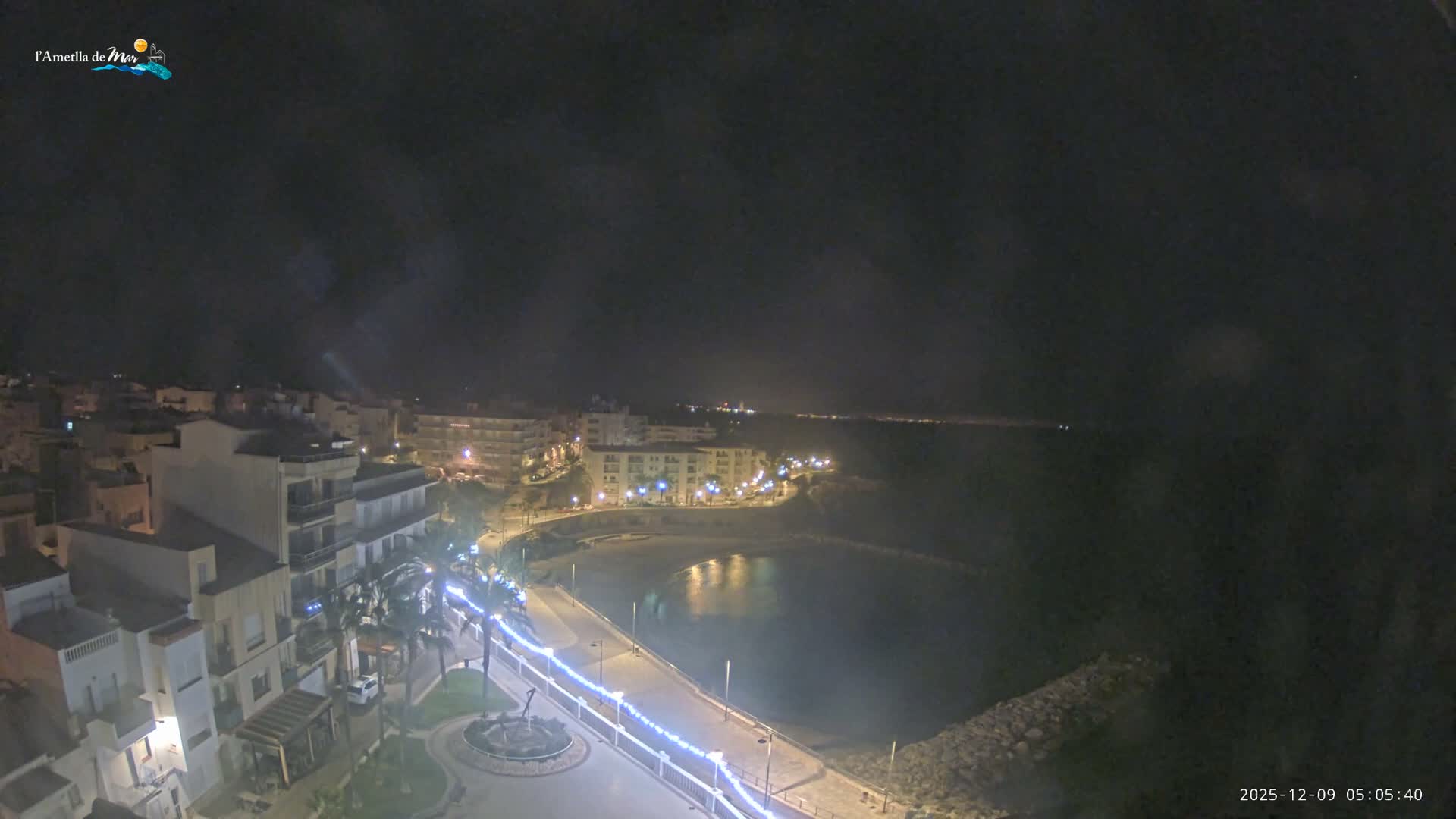 Ametlla de Mar City, Platja de l'Alguer (Alghero Beach) Live Cam - Tarragona, Catalonia, Spain