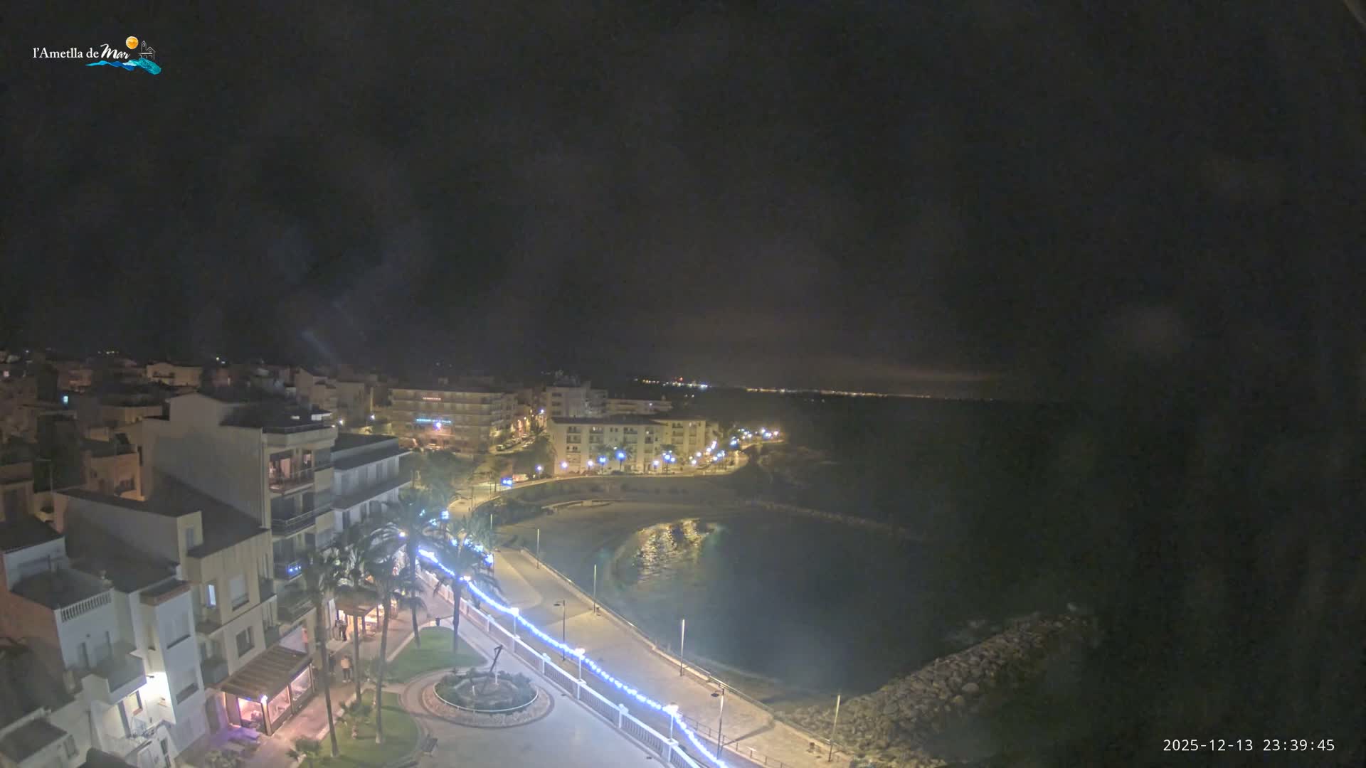 Ametlla de Mar City, Platja de l'Alguer (Alghero Beach) Live Cam - Tarragona, Catalonia, Spain