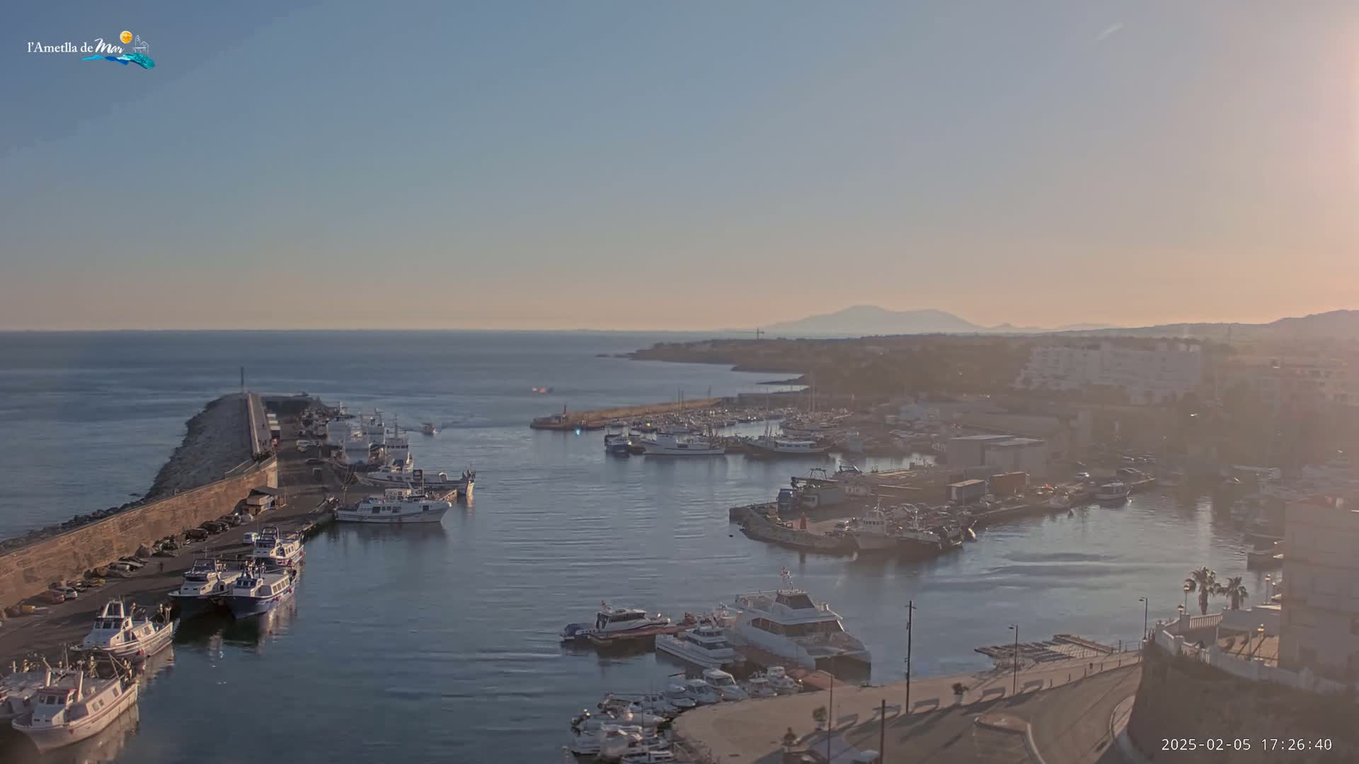 L'Ametlla de Mar Harbor Live Cam -T arragona, Catalonia, Spain