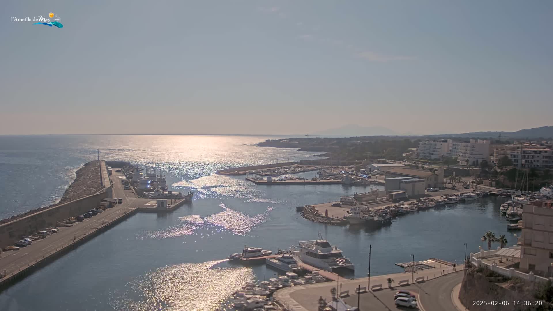 L'Ametlla de Mar Harbor Live Cam -T arragona, Catalonia, Spain