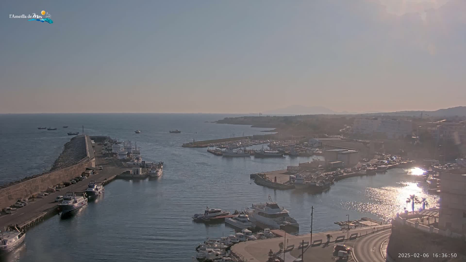 L'Ametlla de Mar Harbor Live Cam -T arragona, Catalonia, Spain