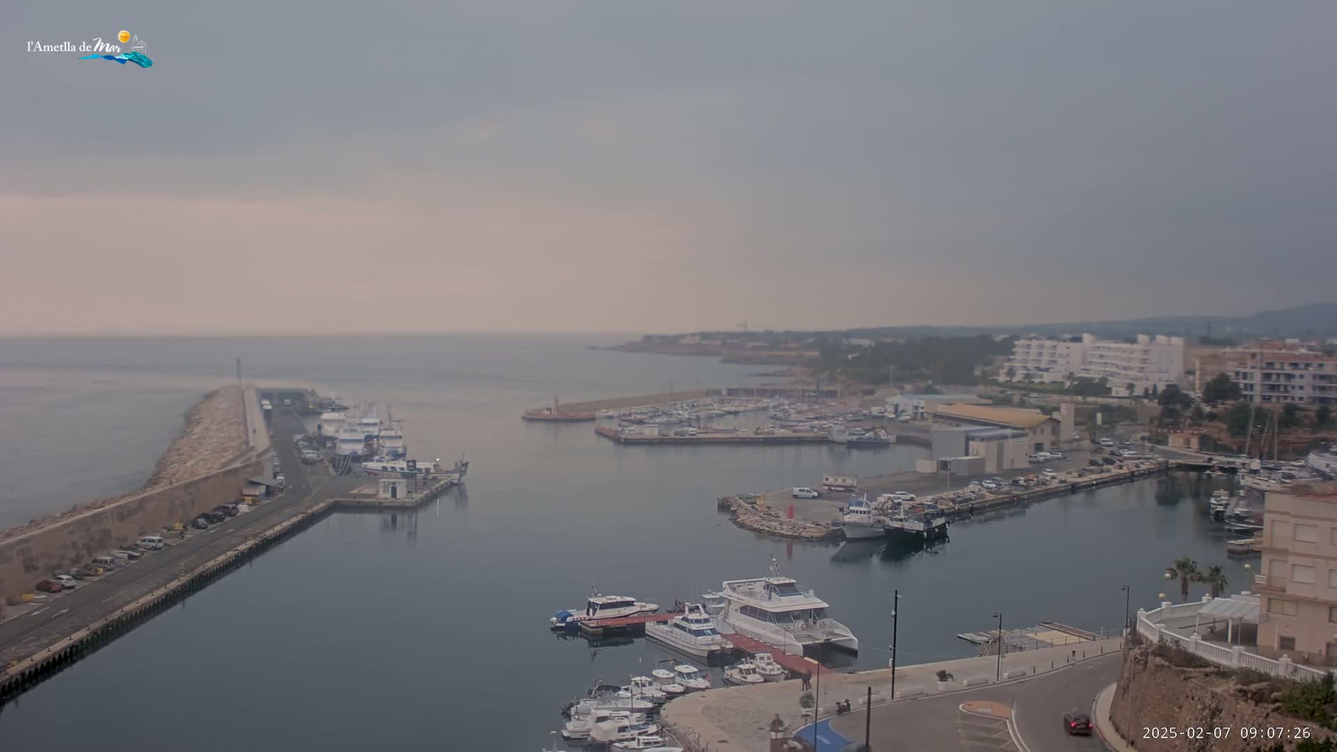 L'Ametlla de Mar Harbor Live Cam -T arragona, Catalonia, Spain