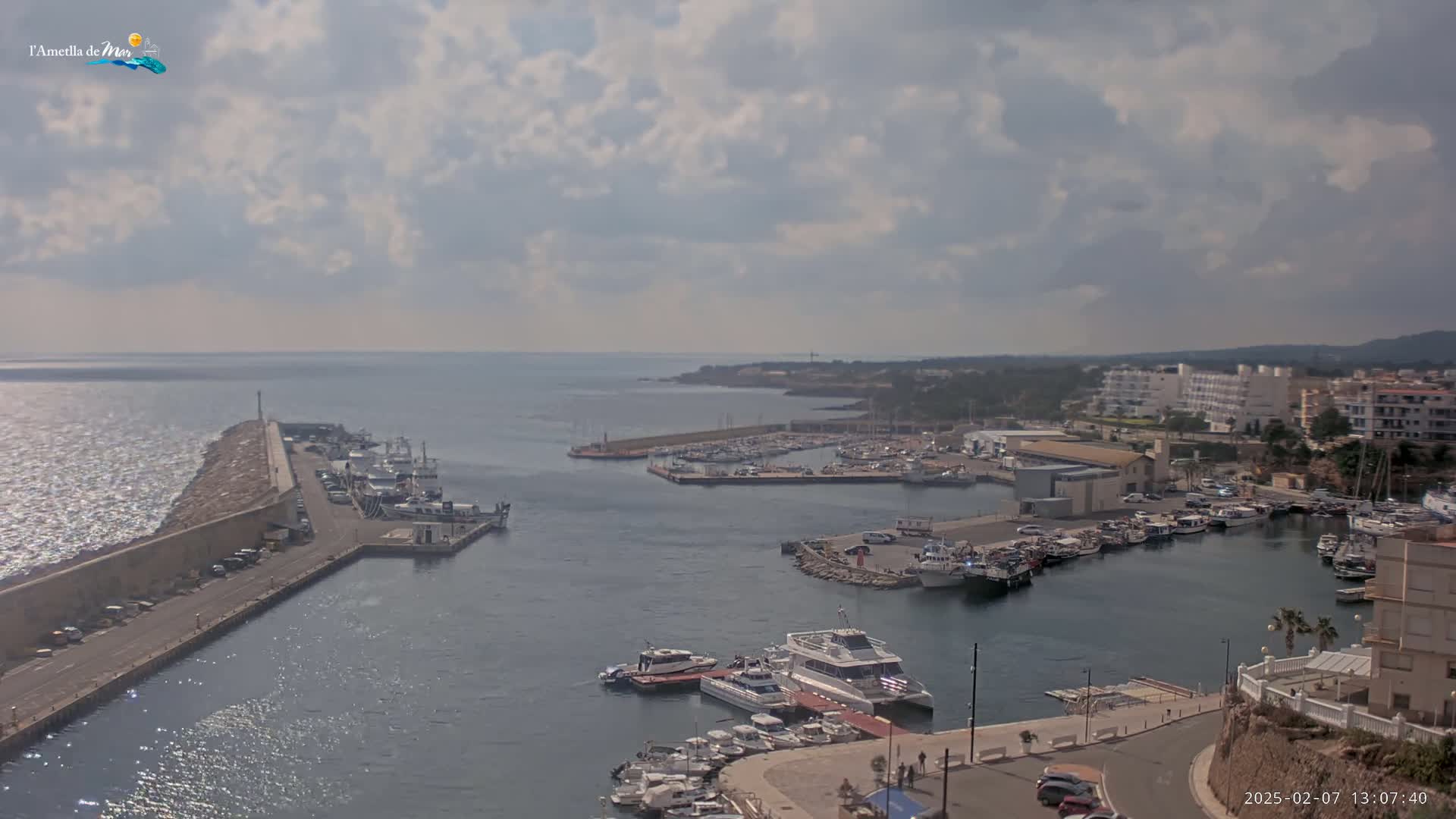 L'Ametlla de Mar Harbor Live Cam -T arragona, Catalonia, Spain