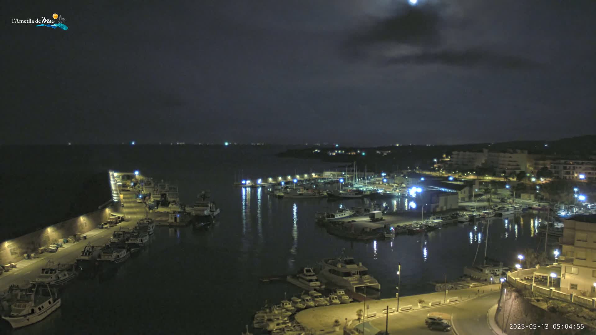 L'Ametlla de Mar Harbor Live Cam -T arragona, Catalonia, Spain