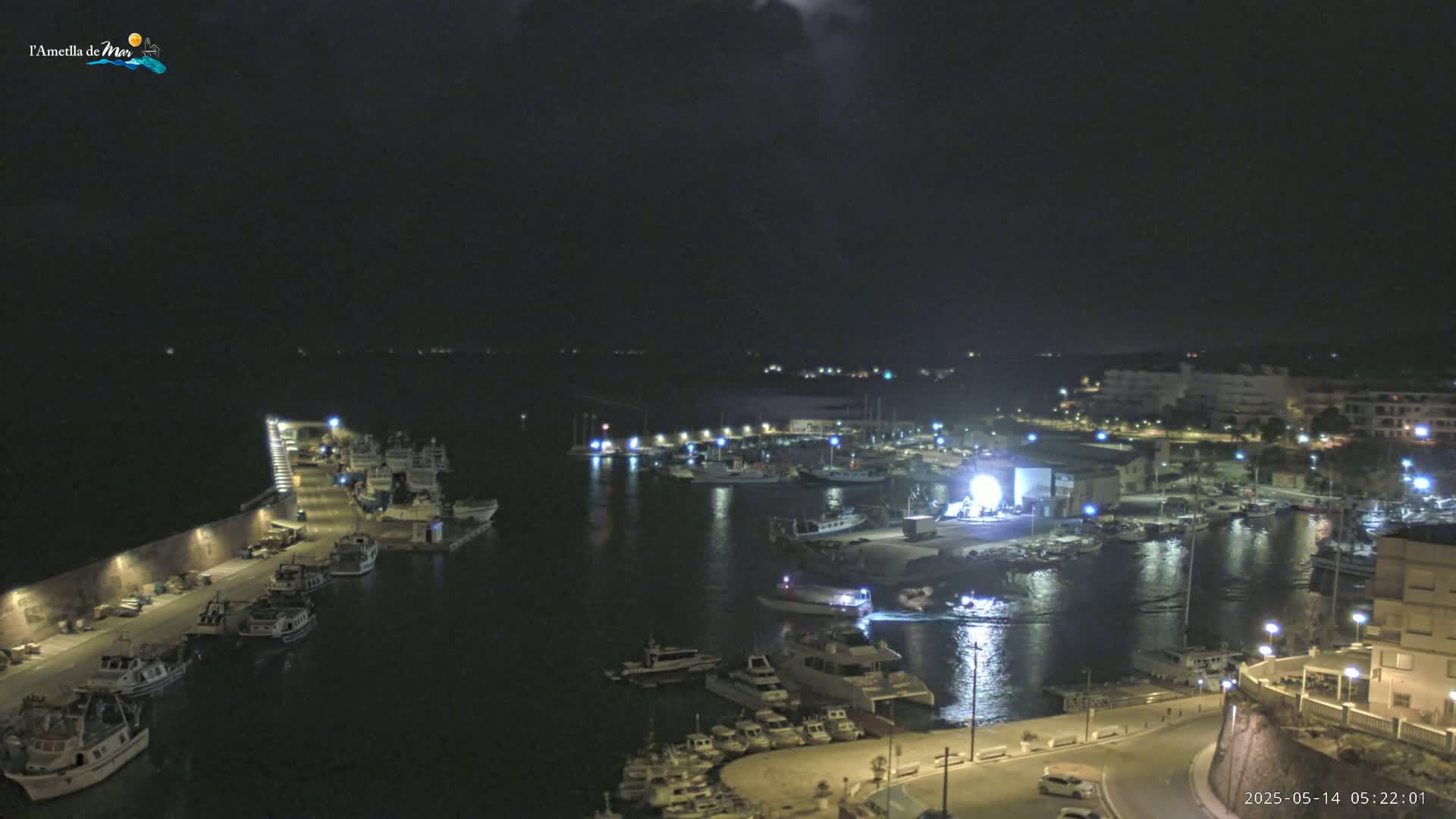 L'Ametlla de Mar Harbor Live Cam -T arragona, Catalonia, Spain