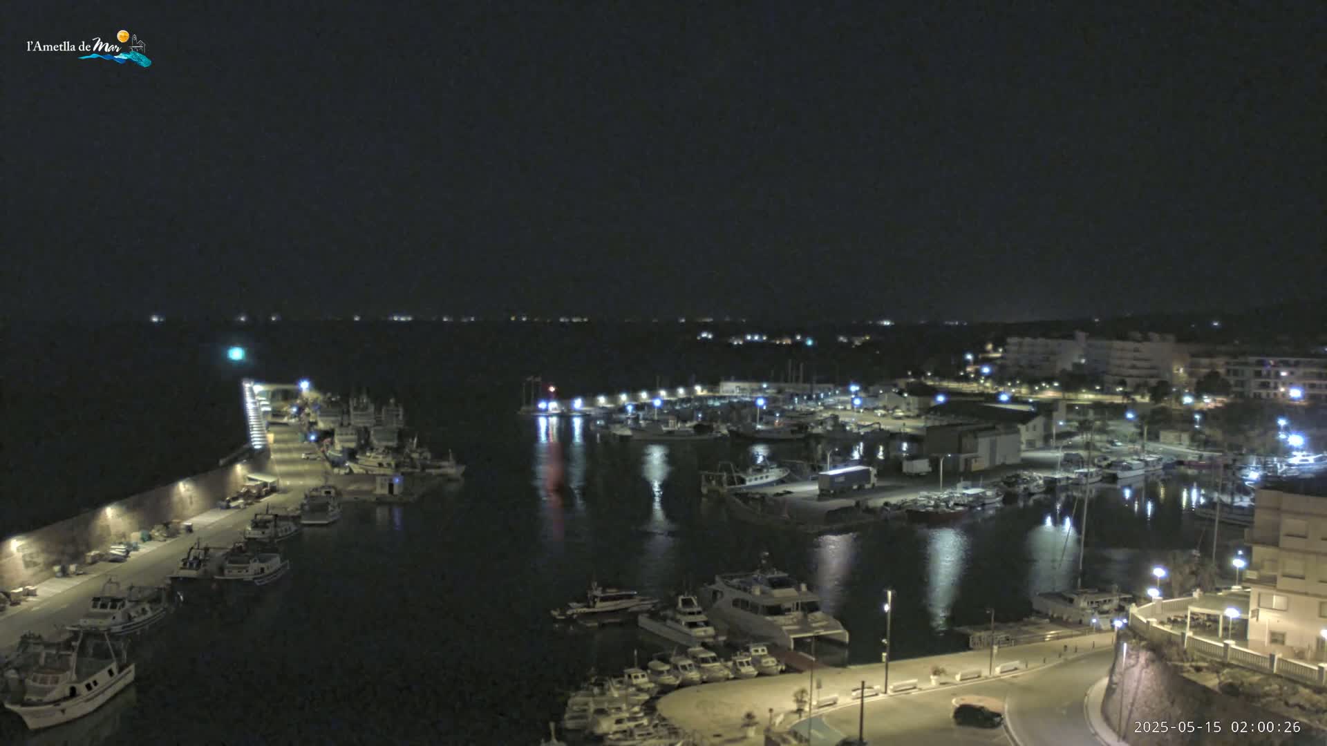 L'Ametlla de Mar Harbor Live Cam -T arragona, Catalonia, Spain