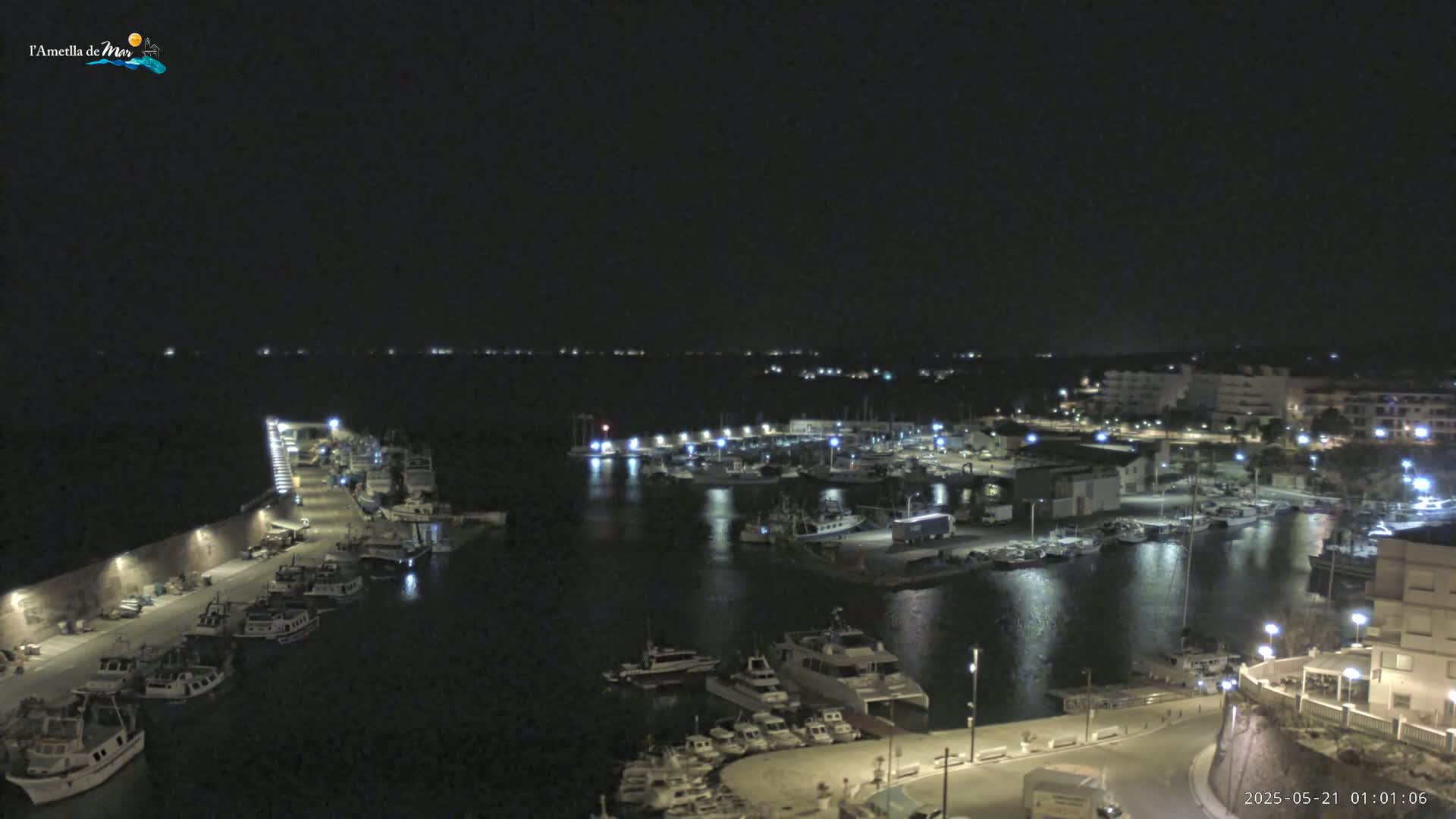 L'Ametlla de Mar Harbor Live Cam -T arragona, Catalonia, Spain