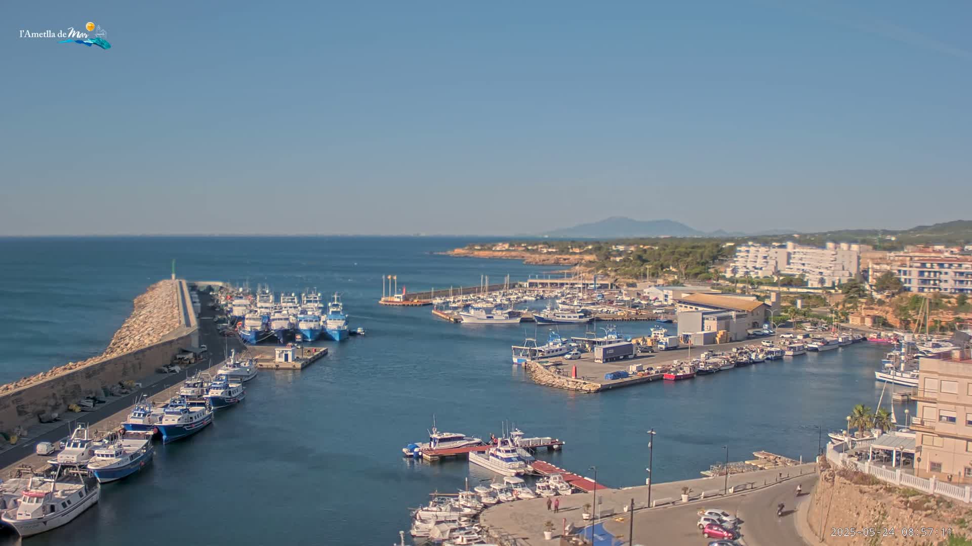 L'Ametlla de Mar Harbor Live Cam -T arragona, Catalonia, Spain
