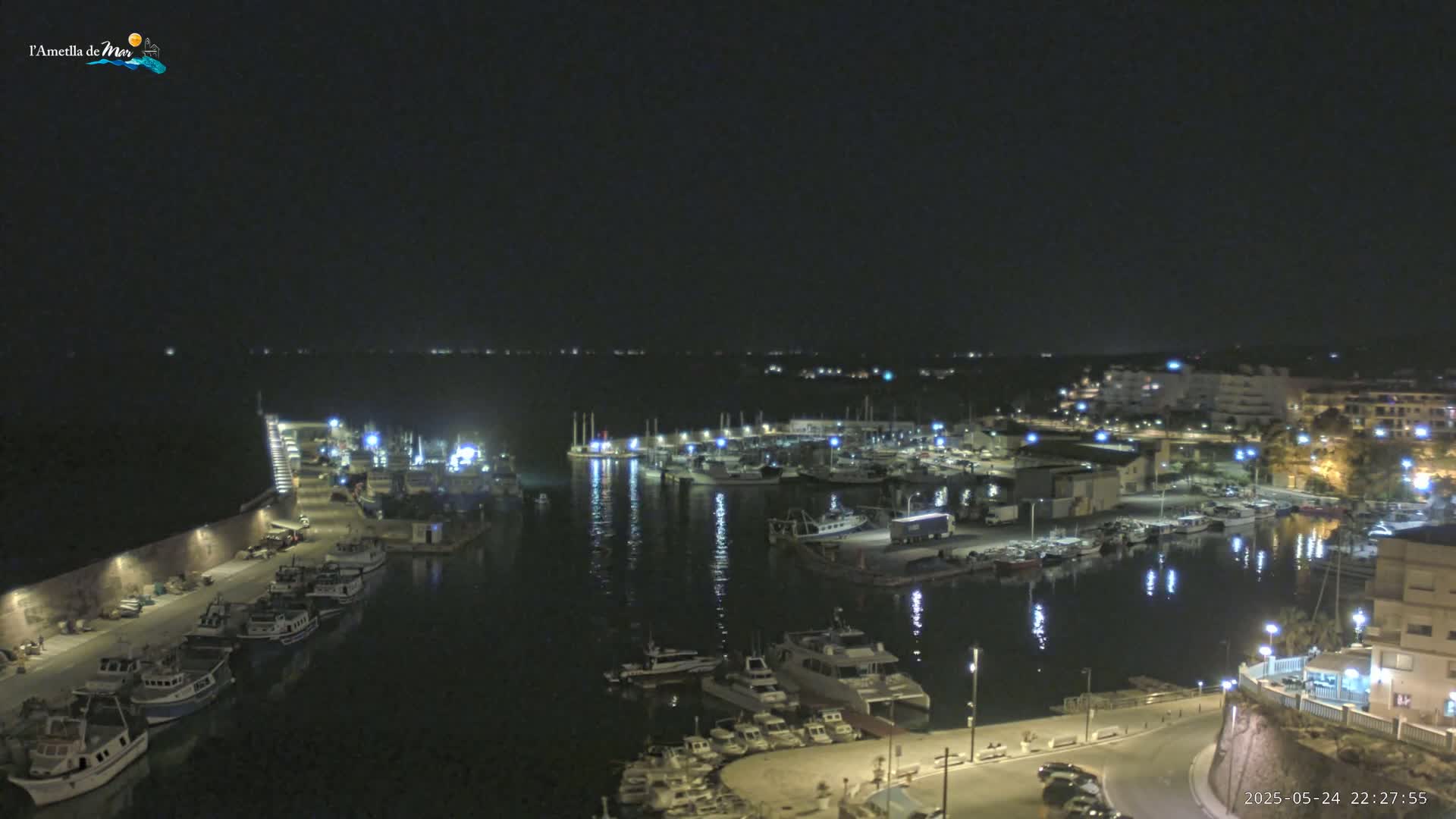 L'Ametlla de Mar Harbor Live Cam -T arragona, Catalonia, Spain