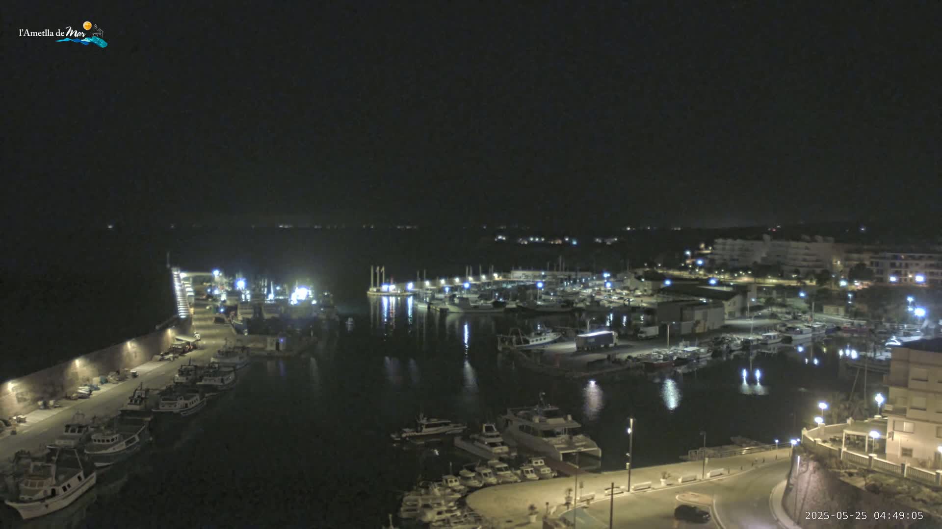 L'Ametlla de Mar Harbor Live Cam -T arragona, Catalonia, Spain