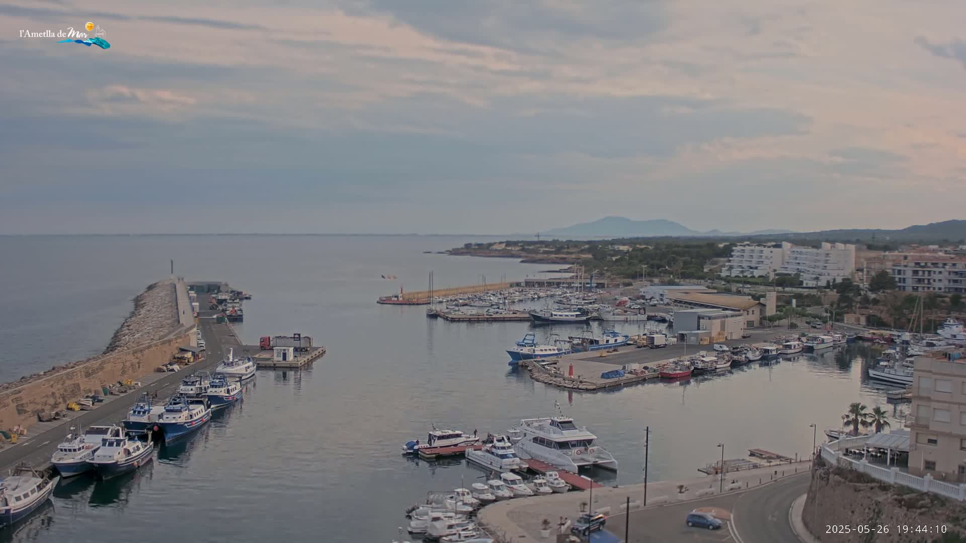 L'Ametlla de Mar Harbor Live Cam -T arragona, Catalonia, Spain