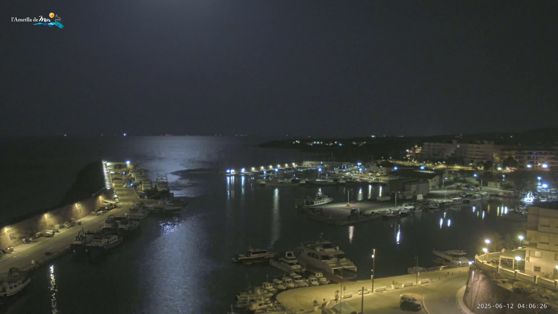 L'Ametlla de Mar Harbor Live Cam -T arragona, Catalonia, Spain