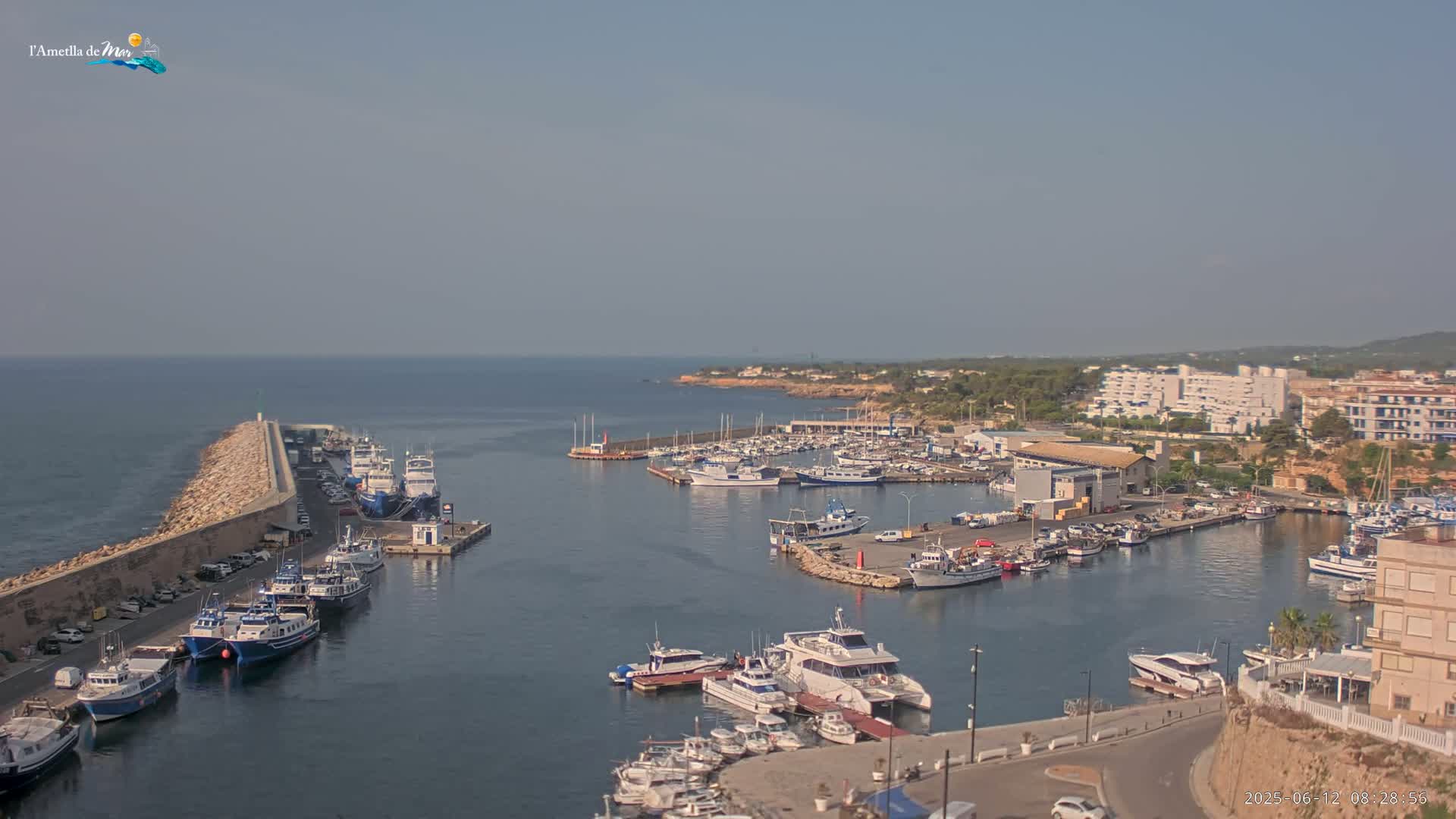 L'Ametlla de Mar Harbor Live Cam -T arragona, Catalonia, Spain