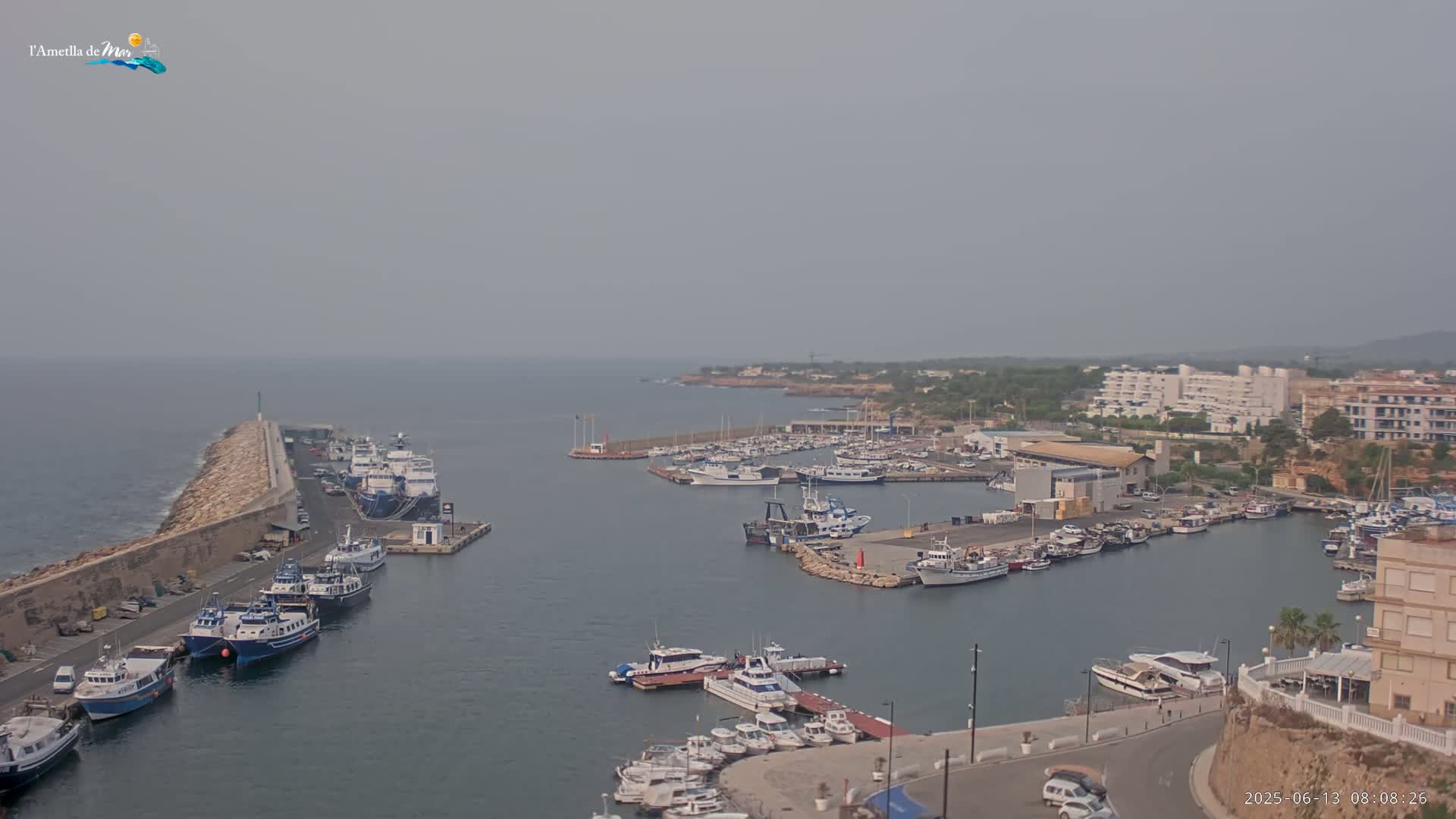 L'Ametlla de Mar Harbor Live Cam -T arragona, Catalonia, Spain