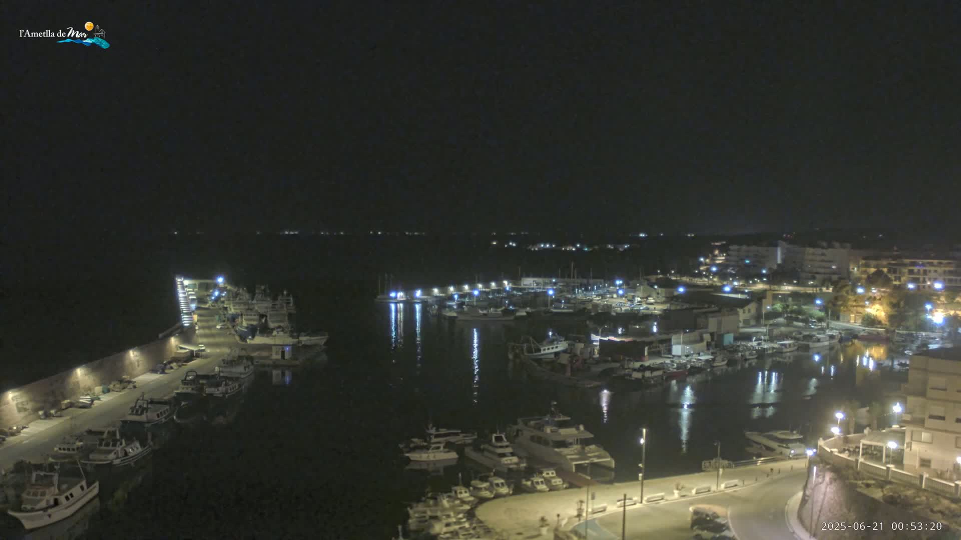 L'Ametlla de Mar Harbor Live Cam -T arragona, Catalonia, Spain
