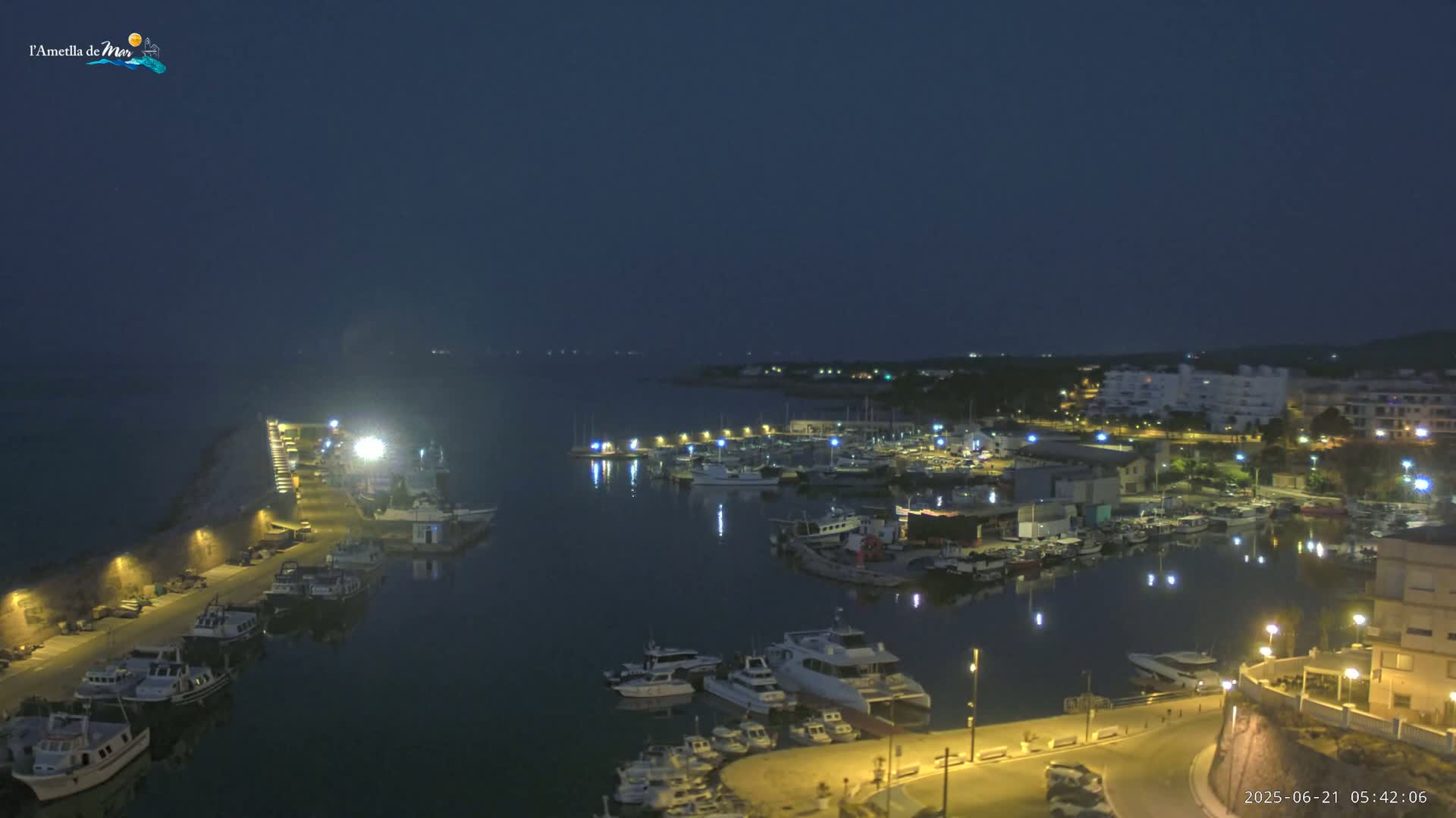 L'Ametlla de Mar Harbor Live Cam -T arragona, Catalonia, Spain