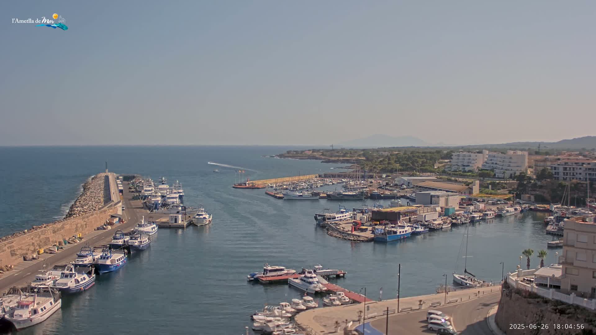 L'Ametlla de Mar Harbor Live Cam -T arragona, Catalonia, Spain