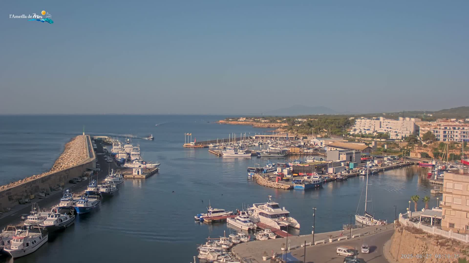 L'Ametlla de Mar Harbor Live Cam -T arragona, Catalonia, Spain