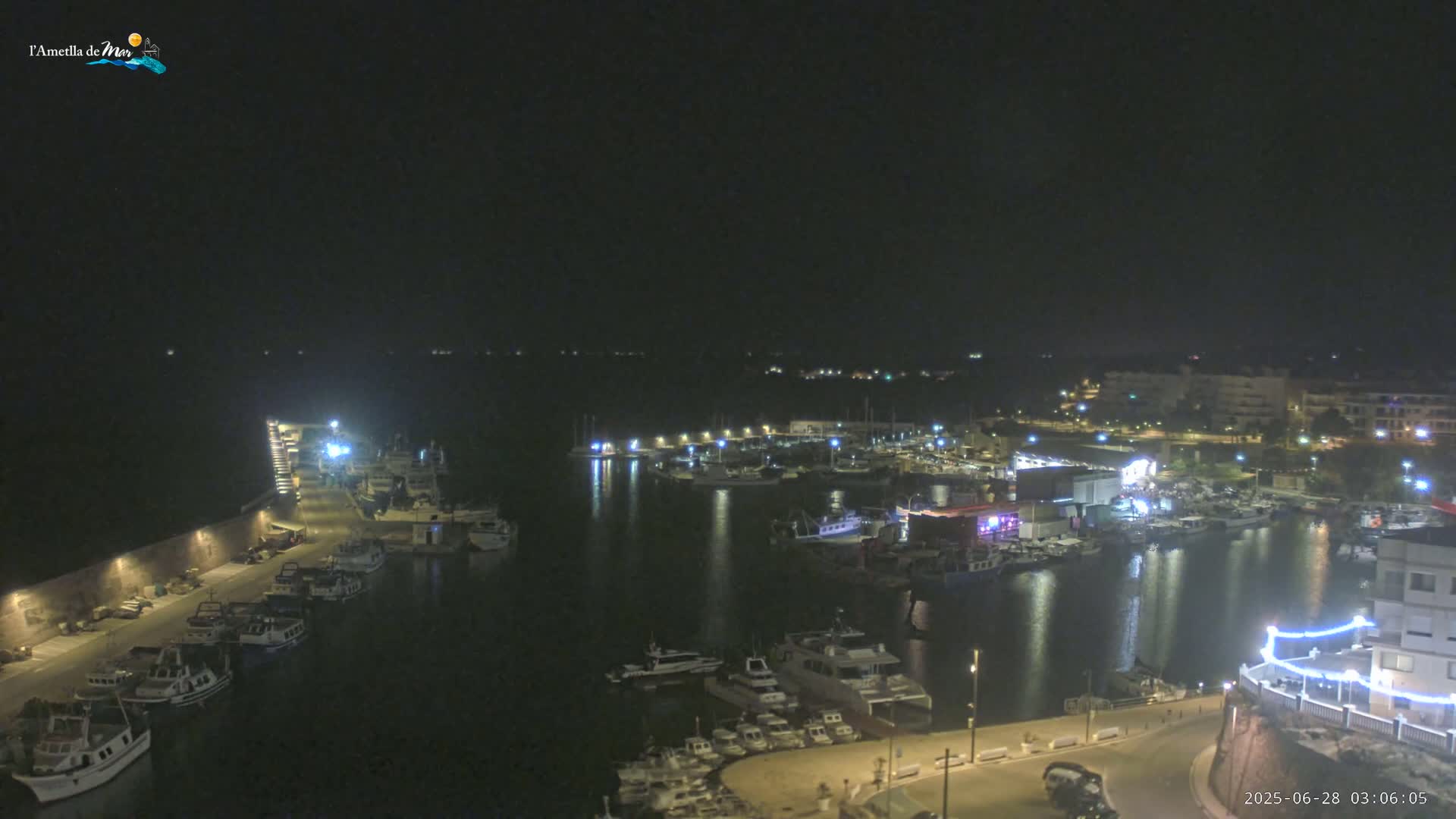 L'Ametlla de Mar Harbor Live Cam -T arragona, Catalonia, Spain