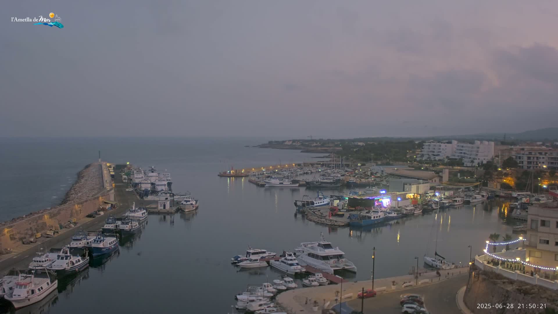 L'Ametlla de Mar Harbor Live Cam -T arragona, Catalonia, Spain