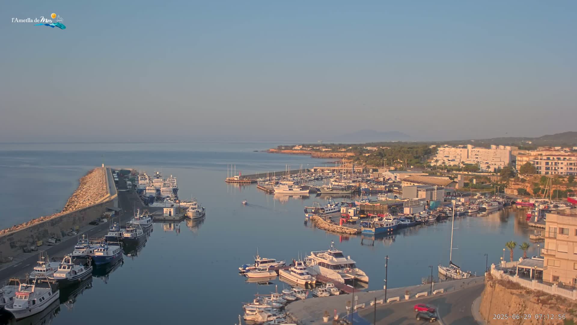 L'Ametlla de Mar Harbor Live Cam -T arragona, Catalonia, Spain