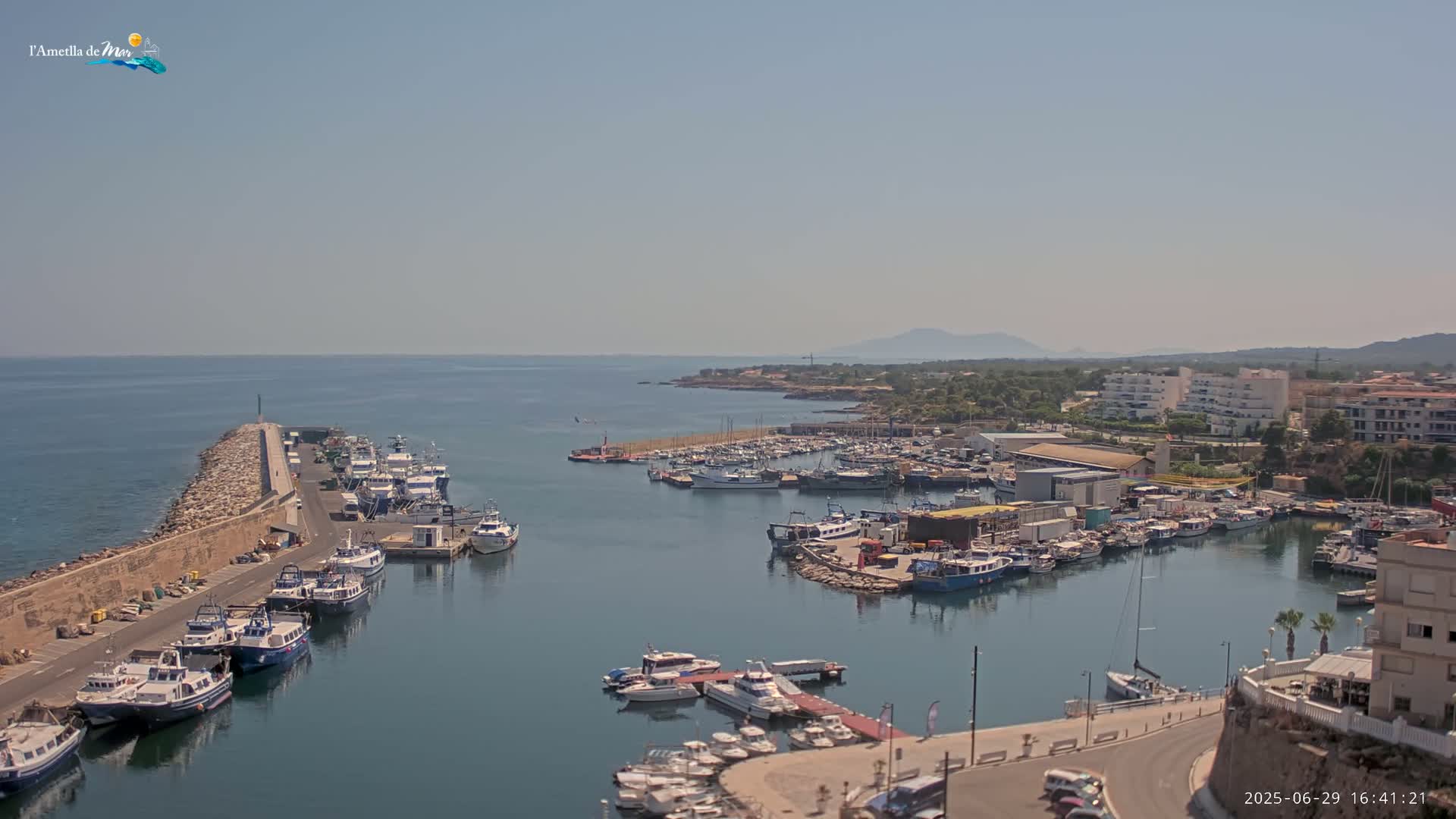 L'Ametlla de Mar Harbor Live Cam -T arragona, Catalonia, Spain