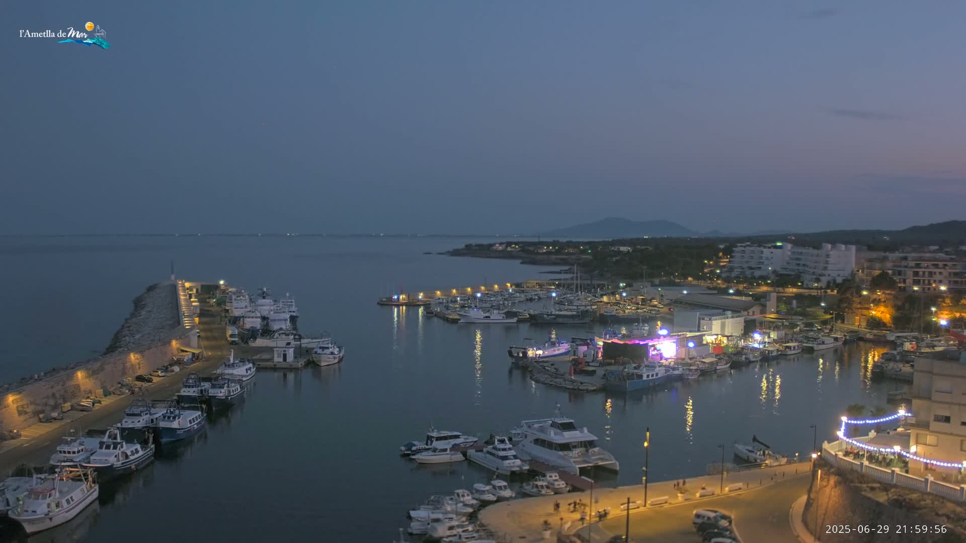 L'Ametlla de Mar Harbor Live Cam -T arragona, Catalonia, Spain