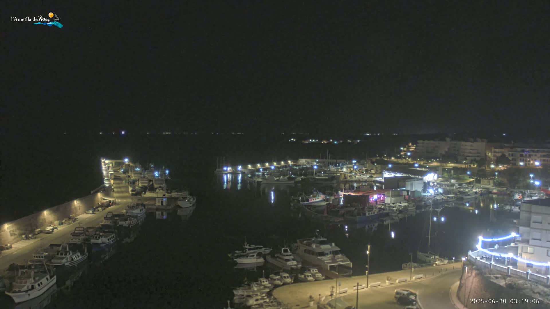 L'Ametlla de Mar Harbor Live Cam -T arragona, Catalonia, Spain