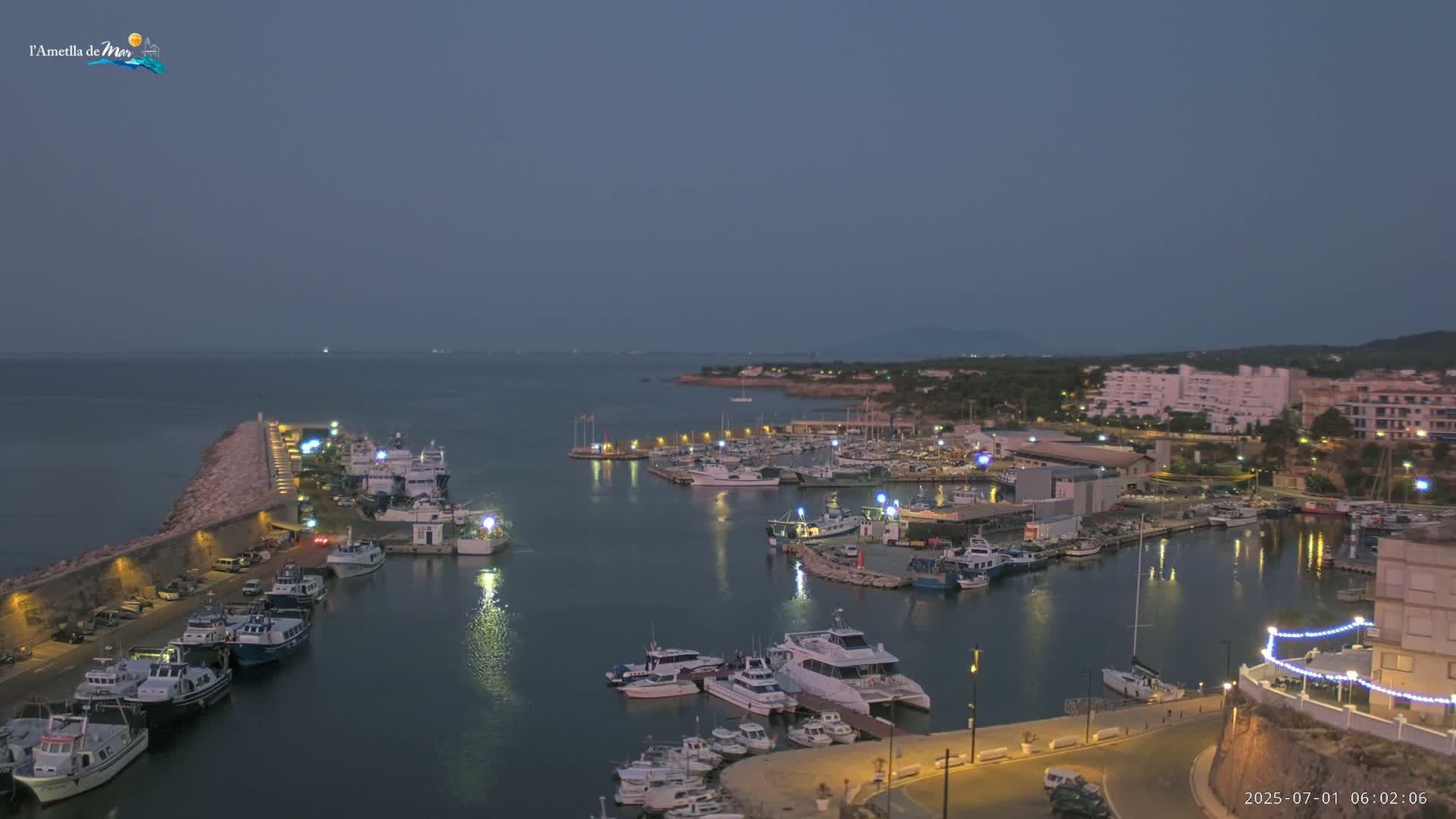 L'Ametlla de Mar Harbor Live Cam -T arragona, Catalonia, Spain